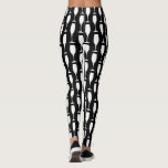 Leggings Modalidades de copas de vino de cava blanco y negr<br><div class="desc">Letrería con motivos de vino de flauta de champán blanco y negro. Las pesas de las mujeres con la letra moderna. Ropa de Guay para mujeres. Excelente para salir,  deportes,  yoga,  baile,  correr,  fiesta de cumpleaños,  soltera,  boda,  noche de chicas,  ducha de novia y más.</div>
