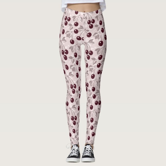 Leggings Modele con las cerezas 2 (Anverso)