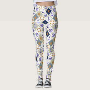 Leggings Modelo 2 del tema del mar