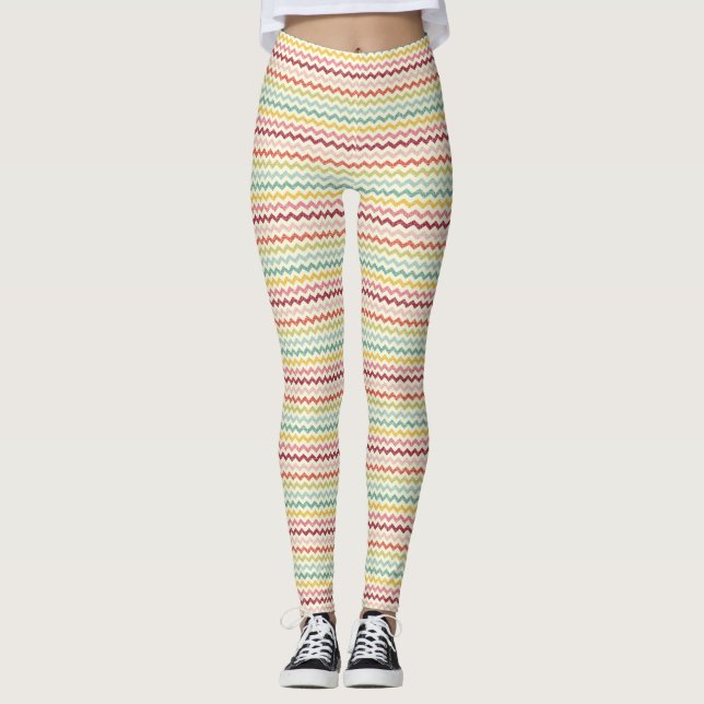 Leggings Modelo 4 de Chevron (Anverso)