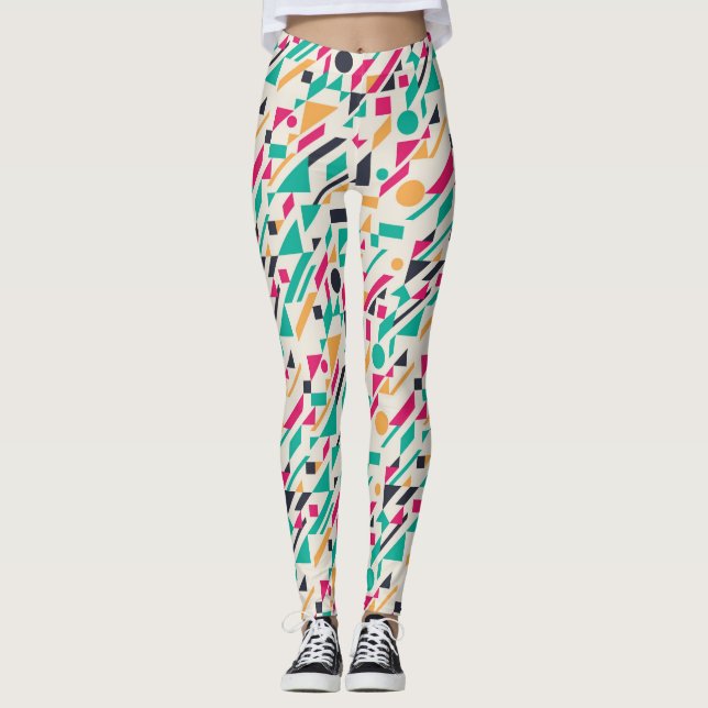 Leggings Modelo abstracto 3 (Anverso)