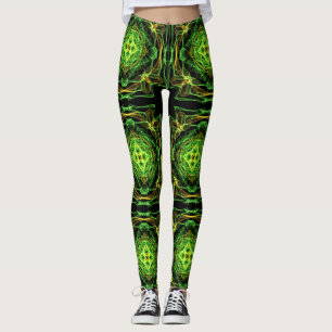 Leggings modelo abstracto del fractal