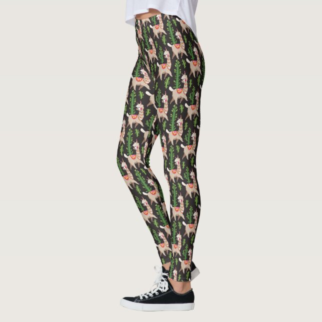 Leggings Modelo adornado lindo de las llamas (Izquierda)