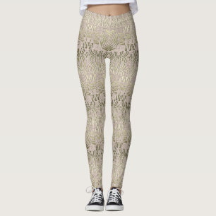 Leggings modelo africano tribal étnico