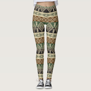 Leggings modelo africano tribal étnico