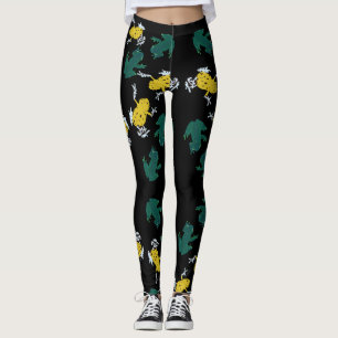 Leggings Modelo amarillo de las ranas verdes