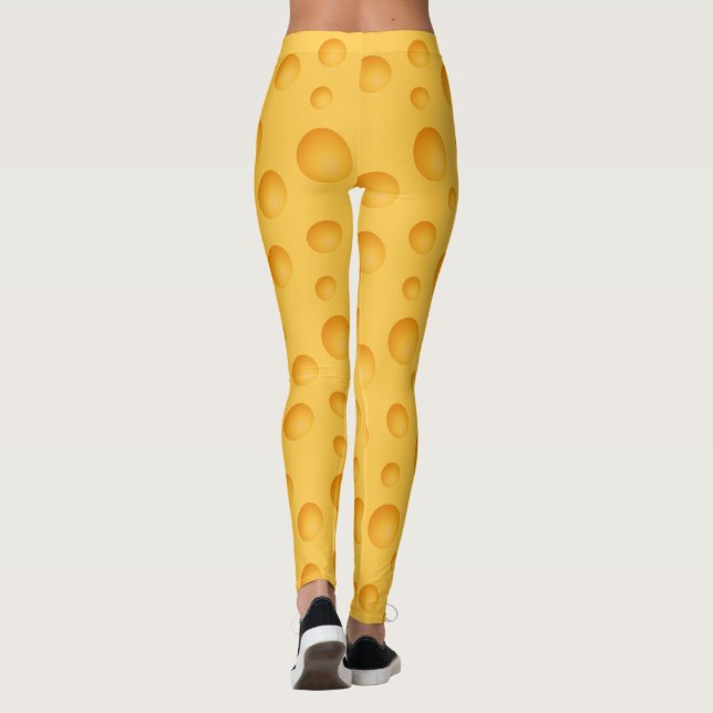 Leggings Modelo amarillo del queso (Reverso)