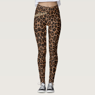 Leggings Modelo animal magnífico de moda del gato grande