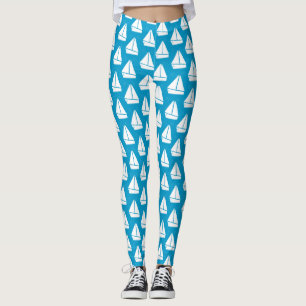 Leggings Modelo azul claro del velero