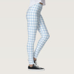 Leggings Modelo azul claro y blanco clásico de la tela<br><div class="desc">El modelo azul claro y blanco clásico de la tela escocesa se hace de los cuadrados del azul cielo, blancos y azules claros con las líneas finas de blanco que dividen los cuadrados coloreados. Para ver el modelo azul claro y blanco del diseño de la tela escocesa en otros artículos,...</div>