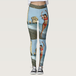 Leggings Modelo bikini bailando Thunder_Cove