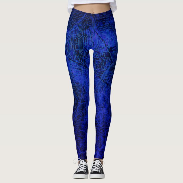 Leggings Modelo cibernético enrrollado de la placa de (Anverso)
