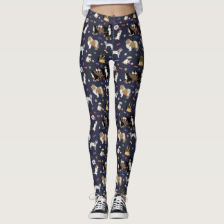 Leggings Modelo colorido del perro