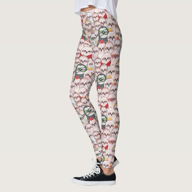 Leggings Modelo cómico de la pereza (Izquierda)
