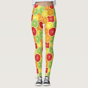Leggings Modelo con agrios