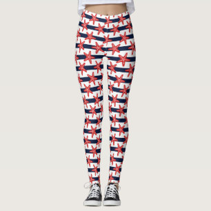 Leggings Modelo de barras y estrellas