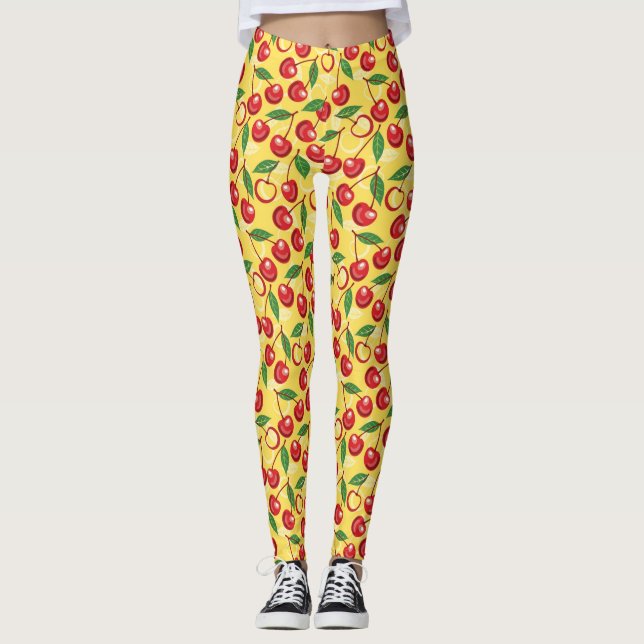 Leggings Modelo de la cereza (Anverso)