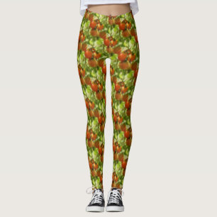 Leggings Modelo de la naturaleza de los tomates de cereza