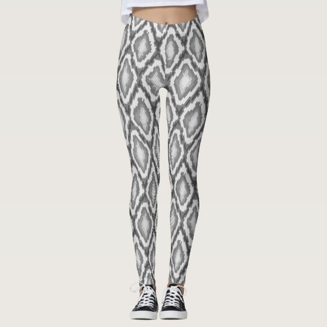 Leggings Modelo de la piel de serpiente del pitón (Anverso)