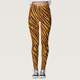 Leggings Modelo de la raya del tigre