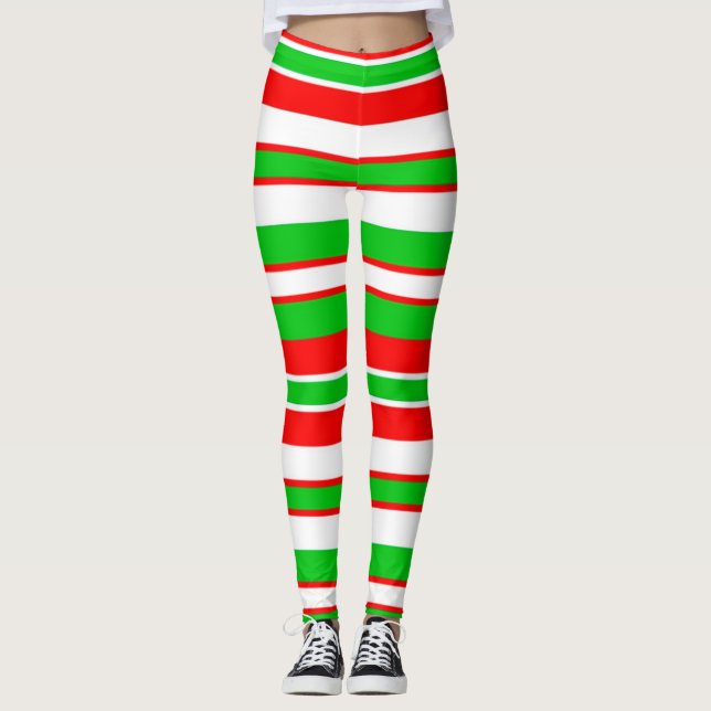 Leggings Modelo de las rayas de las polainas del (Anverso)