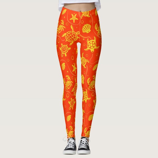 Leggings Modelo de las tortugas (Anverso)