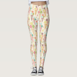 Leggings Modelo de los conos de helado