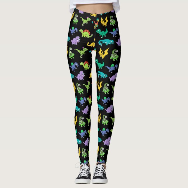 Leggings Modelo de los dinosaurios de Derpy (Anverso)