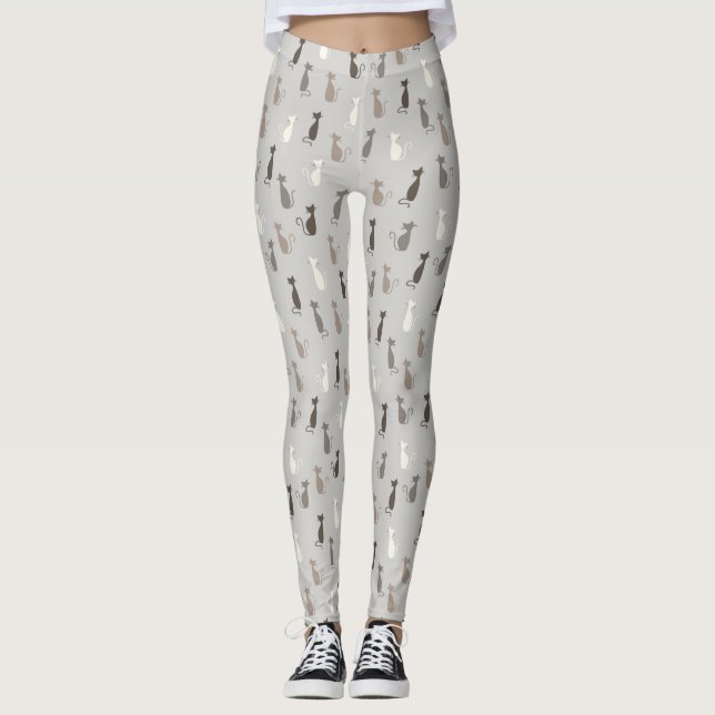 Leggings Modelo de los gatos (Anverso)