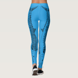 Leggings Modelo de los pescados del Wahoo
