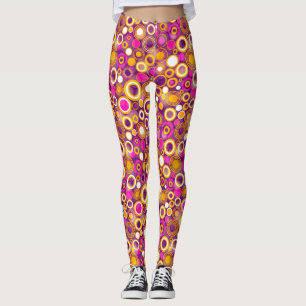Leggings Modelo de lunar violeta
