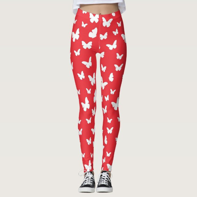Leggings Modelo de mariposa 2 (Anverso)