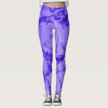 Leggings Modelo de mármol púrpura abstracto del diseño<br><div class="desc">Modelo de mármol púrpura abstracto del diseño. el ⭐ el 99% de mis diseños en mi tienda se hace en capas. Esto hace fácil para que usted vuelva a clasificar según el tamaño y mueva los gráficos y el texto alrededor de modo que quepa cada producto perfectamente. Usted puede también...</div>