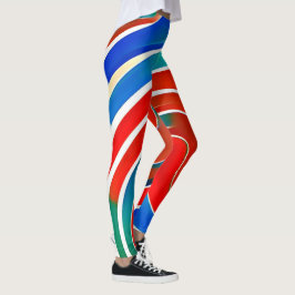 Leggings Modelo de ondas #02