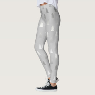 Leggings modelo de plata moderno elegante del árbol de