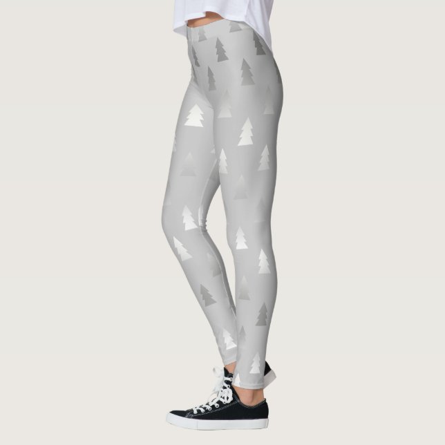 Leggings modelo de plata moderno elegante del árbol de (Izquierda)