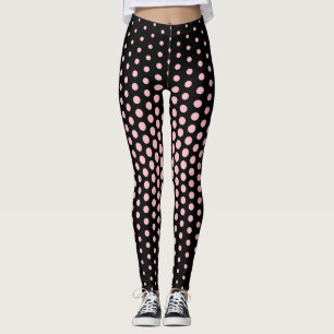 Leggings Modelo de punto rosado de Techno