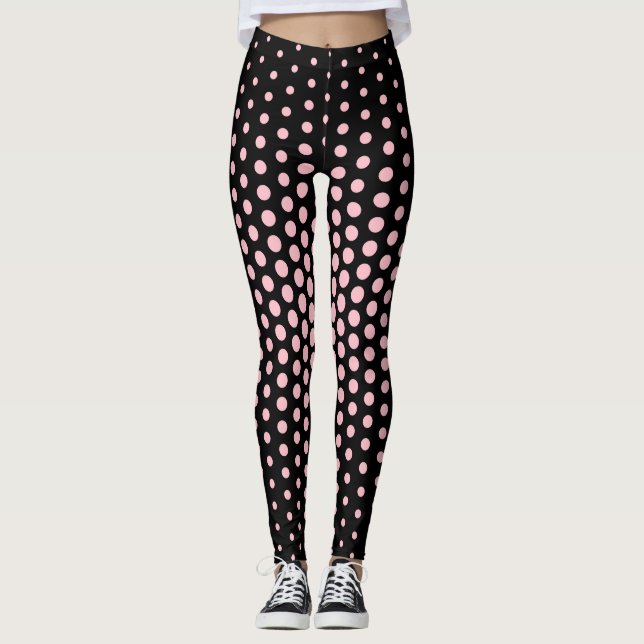 Leggings Modelo de punto rosado de Techno (Anverso)