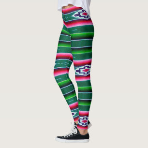 Leggings Modelo de Sarape del mexicano