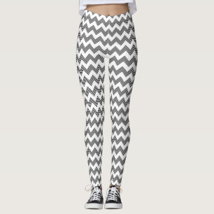 Leggings Modelo de zigzag geométrico