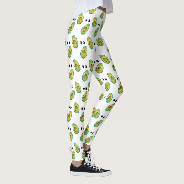 Leggings Modelo del amor del aguacate (Derecha)