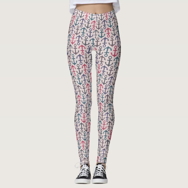 Leggings Modelo del ancla (Anverso)