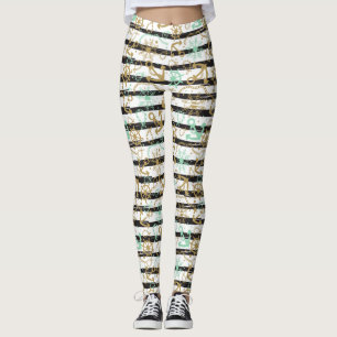Leggings Modelo del ancla de mar