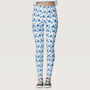 Leggings Modelo del barco de vela del dibujo animado