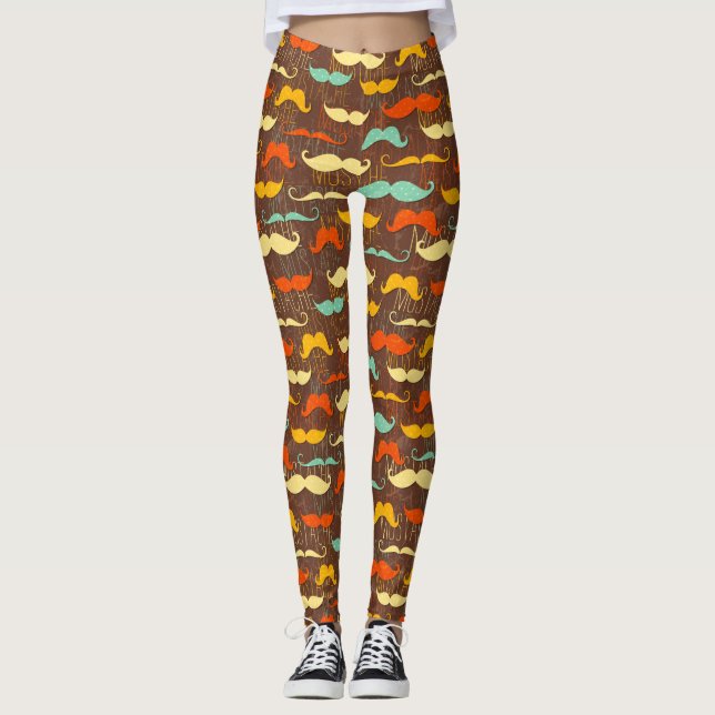 Leggings Modelo del bigote (Anverso)