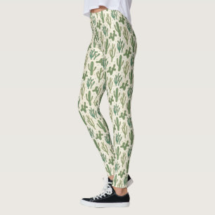 Leggings Modelo del cactus del desierto del paso el de
