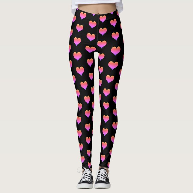 Leggings Modelo del corazón (Anverso)