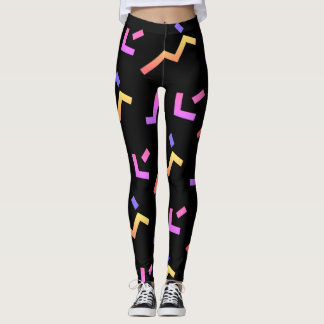 Leggings modelo del estilo 80s en polainas