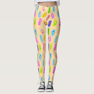 Leggings Modelo del flip-flop