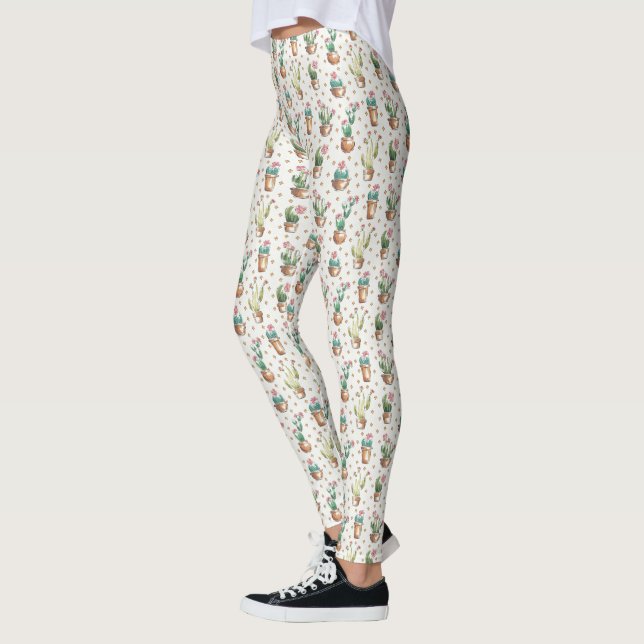 Leggings Modelo del flor del paso el | de la floración del (Izquierda)